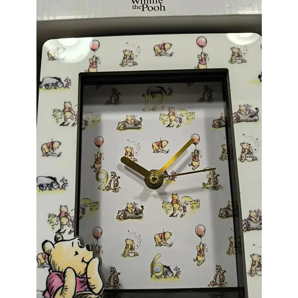 Disney Winnie The Pooh Table Top Analog Faced Clock 6